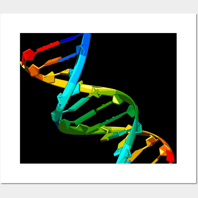 DNA Double Helix Biology Wall Art by Harry Lee